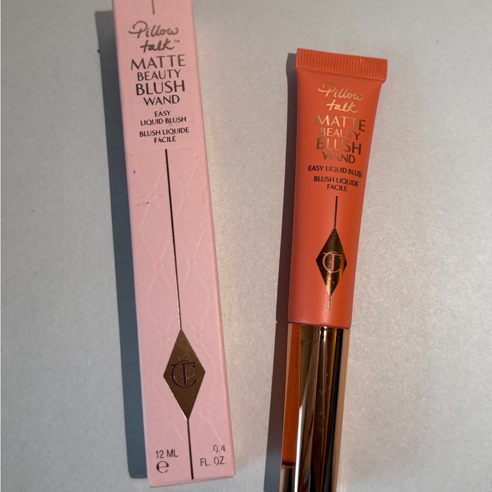 Charlotte Tilbury Matte Beauty Blush Wand in coral orange